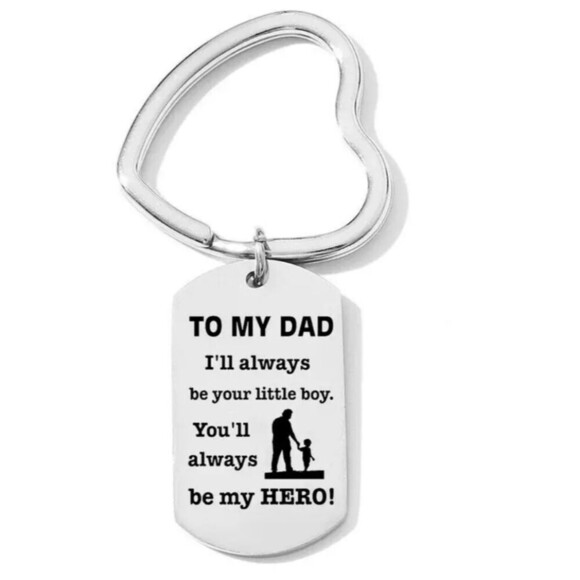 Father gift dad appreciation keychain keyring - Picture 5 of 5